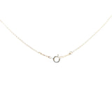 Sterling Silver Eternal Circle Necklace Silver - Lab Luxury Resale