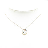 Sterling Silver Eternal Circle Necklace Silver - Lab Luxury Resale