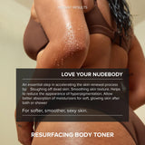 NudeStix Nudebody RESURFACING BODY TONER 150ml NWOB