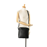 Bottega Veneta Intrecciato Crossbody Black