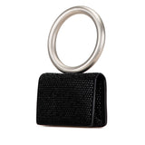 Micro Pouch Crystal Handbag Black - Lab Luxury Resale