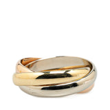 Cartier Tricolor 18K Les Must de Cartier Classic Trinity Ring Gold