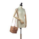 Intrecciato Leather Crossbody Bag Brown - Lab Luxury Resale