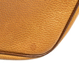 Leather Anagram Clutch Brown - Lab Luxury Resale