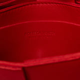 Calfskin Intrecciato Cassette Belt Bag Red - Lab Luxury Resale