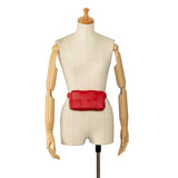 Calfskin Intrecciato Cassette Belt Bag Red - Lab Luxury Resale