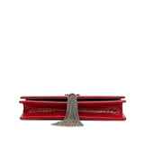 Small Embossed Kate Tassel Wallet on Chain Red - Lab Luxury Resale