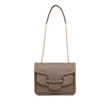 Textured Leather Heroine Shoulder Bag Brown - Lab Luxury Resale