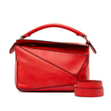 Small Puzzle Satchel Red - Lab Luxury Resale