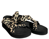 Loeffler Randall Animal Print sandals Size 7.5