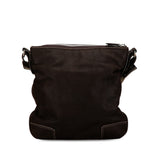 Anagram Calfskin Crossbody Brown - Lab Luxury Resale