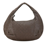 Medium Intrecciato Belly Hobo Brown - Lab Luxury Resale