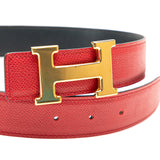 Constance Reversible Belt Red - Lab Luxury Resale