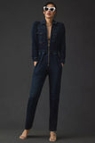 Mother The Racer Denim Worksuit Size Small