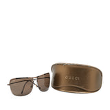 Gucci Oversized Square Tinted Sunglasses Brown