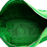 Canvas Intrecciato Webbing Cassette Crossbody Green - Lab Luxury Resale