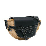 Mini Raffia Gate Crossbody Brown - Lab Luxury Resale