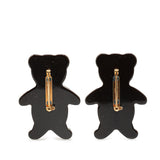 Monogram Nonours Teddy Bear Pin Brooch Set Black - Lab Luxury Resale