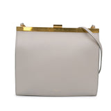 Mini Smooth Calfskin Clasp Bag Gray - Lab Luxury Resale