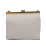 Mini Smooth Calfskin Clasp Bag Gray - Lab Luxury Resale