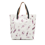 Printed Tote Bag White - Lab Luxury Resale