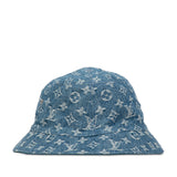 Monogram Essential Reversible Bucket Hat Blue - Lab Luxury Resale