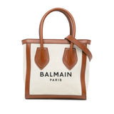 Balmain Canvas B-Army 24 Shopping Satchel