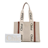 Chloé Medium Canvas Woody Tote