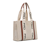 Medium Canvas Woody Tote Brown - Lab Luxury Resale