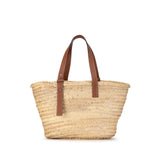 Large Raffia Basket Bag Brown - Lab Luxury Resale