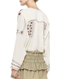 ÉTOILE ISABEL MARANT Vicky Embroidered Blouse Size 38/6