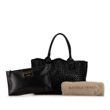 Small Intrecciato Cabat Tote Black - Lab Luxury Resale