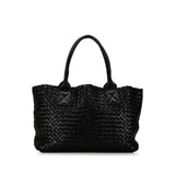 Small Intrecciato Cabat Tote Black - Lab Luxury Resale