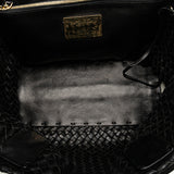 Small Intrecciato Cabat Tote Black - Lab Luxury Resale