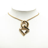 Gold Plated Rhombus Chain Necklace Gold - Lab Luxury Resale