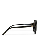 Interlocking G Diamante Round Tinted Sunglasses Black - Lab Luxury Resale