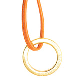 Nappa Intrecciato Maxi Cabat Bag Charm Orange - Lab Luxury Resale