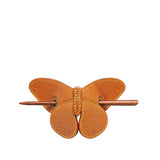 Louis Vuitton Monogram Butterfly Barrette Hair Pick Brown