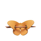 Monogram Butterfly Barrette Hair Pick Brown - Lab Luxury Resale