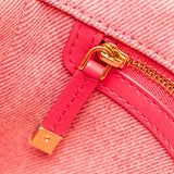 Medium Macrocannage Denim Caro Pink - Lab Luxury Resale