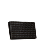 Intrecciato Leather Long Wallet Brown - Lab Luxury Resale