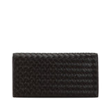 Intrecciato Leather Long Wallet Brown - Lab Luxury Resale