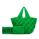 Intrecciato Padded Cassette Tote Green - Lab Luxury Resale