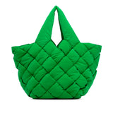 Intrecciato Padded Cassette Tote Green - Lab Luxury Resale