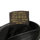 Lambskin Leather Tall Gloves Black - Lab Luxury Resale