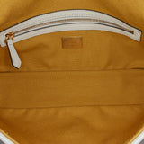 Sarah Coleman FF Canvas Fisheye  Baguette Satchel Yellow - Lab Luxury Resale