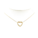 Tiffany Sterling Silver and 18K Twisted Heart Pendant Necklace