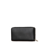 Amazona Zip Around Leather Wallet Black - Lab Luxury Resale