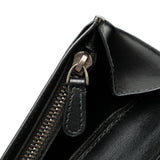 Intrecciato Bifold Leather Long Wallet Black - Lab Luxury Resale