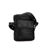 Intrecciato Crossbody Black - Lab Luxury Resale